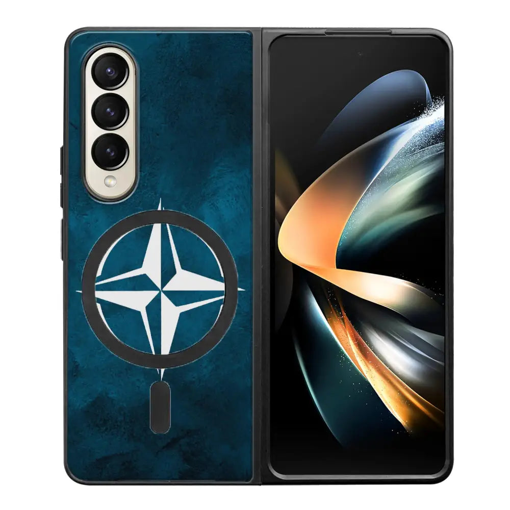 Samsung Galaxy Z Fold 4 nato suojakuoret - Sininen
