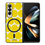 Samsung Galaxy Z Fold 4 pallo suojakuoret - Keltainen Pallo