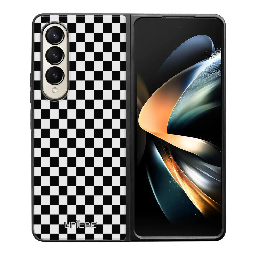 Samsung Galaxy Z Fold 4 suojakuoret - Black And White - Ei