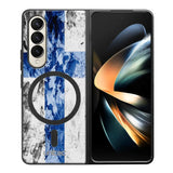 Samsung Galaxy Z Fold 4 suojakuoret - Painted Finnish Flag