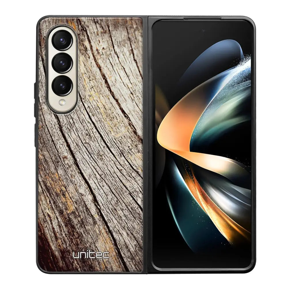 Samsung Galaxy Z Fold 4 suojakuoret - Wooden Stump - Ei