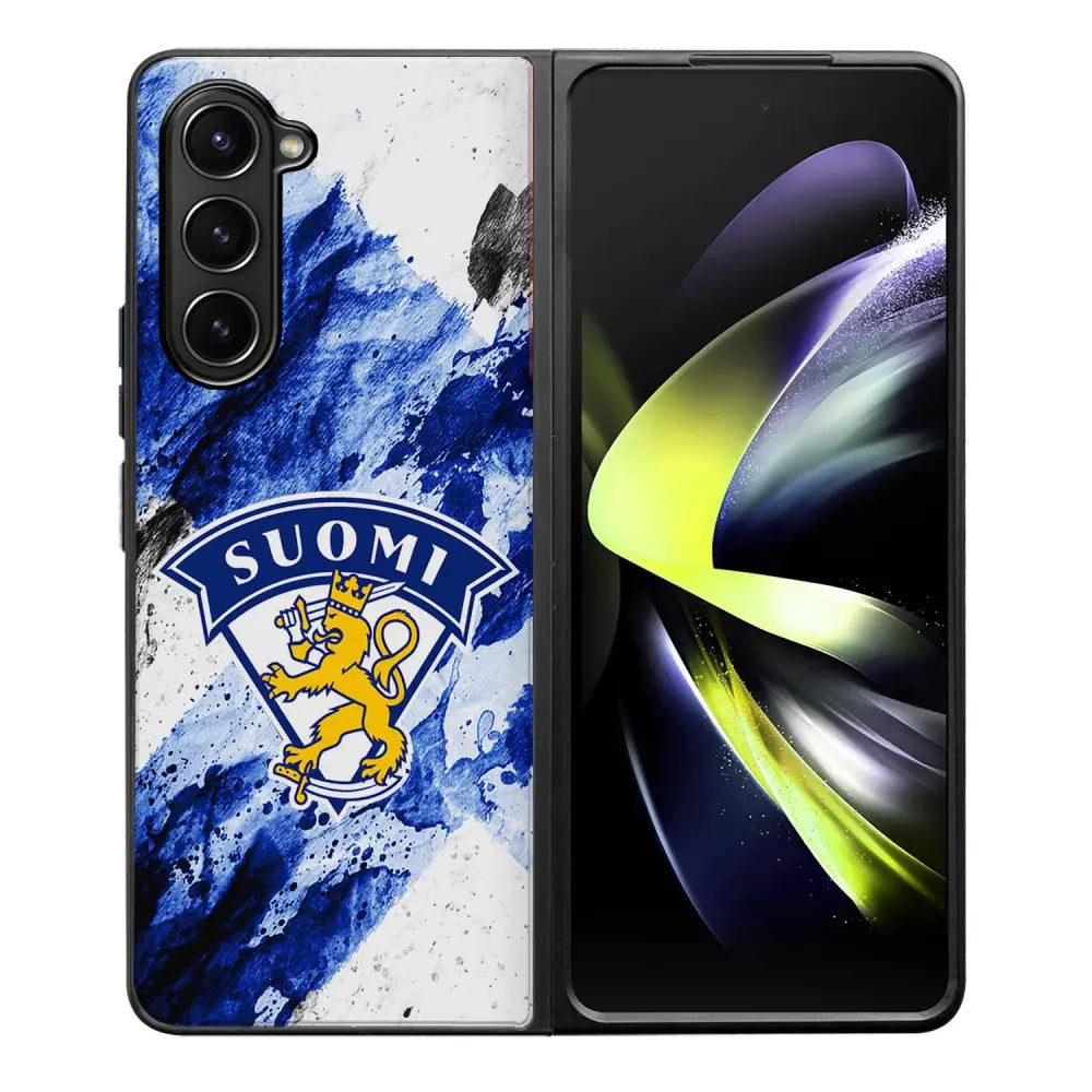 Samsung Galaxy Z Fold 5 jääkiekko suojakuoret - Leijonat - Ei