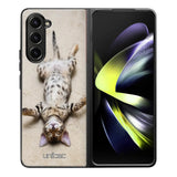 Samsung Galaxy Z Fold 5 kissa suojakuoret - Relaxing Cat - Ei