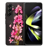 Samsung Galaxy Z Fold 5 kukka suojakuoret - Pink Flowers - Ei