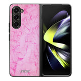 Samsung Galaxy Z Fold 5 marmori suojakuoret - Light Pink Marble - Ei