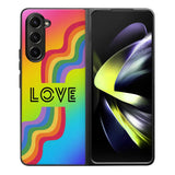 Samsung Galaxy Z Fold 5 pride suojakuoret - Love - Ei