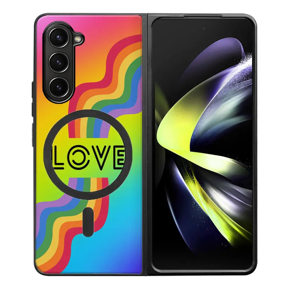 Samsung Galaxy Z Fold 5 pride suojakuoret - Love