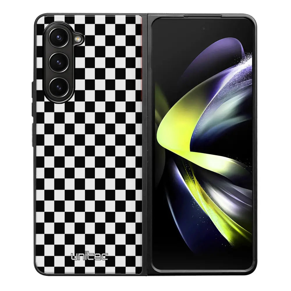 Samsung Galaxy Z Fold 5 suojakuoret - Black And White - Ei