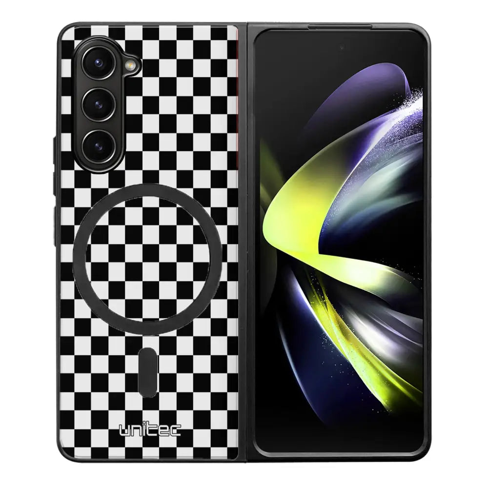 Samsung Galaxy Z Fold 5 suojakuoret - Black And White