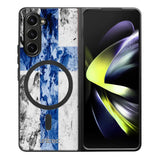Samsung Galaxy Z Fold 5 suojakuoret - Painted Finnish Flag