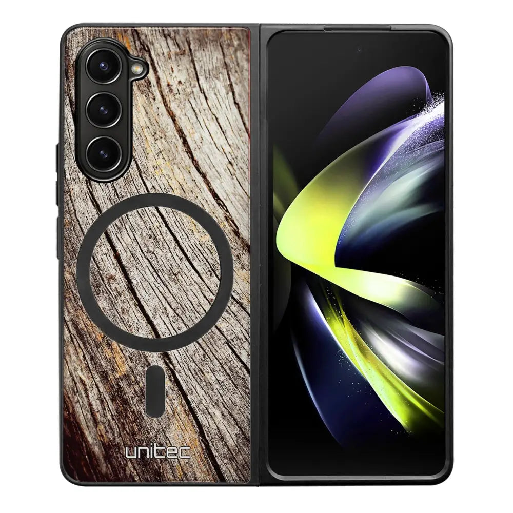 Samsung Galaxy Z Fold 5 suojakuoret - Wooden Stump