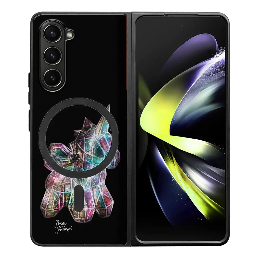 Samsung Galaxy Z Fold 5 unicorn suojakuoret - Musta - Noora Kämppi