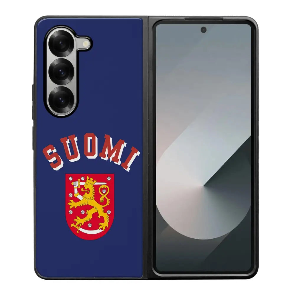 Samsung Galaxy Z Fold 6 jääkiekko suojakuoret - Leijonat Suomi - Ei