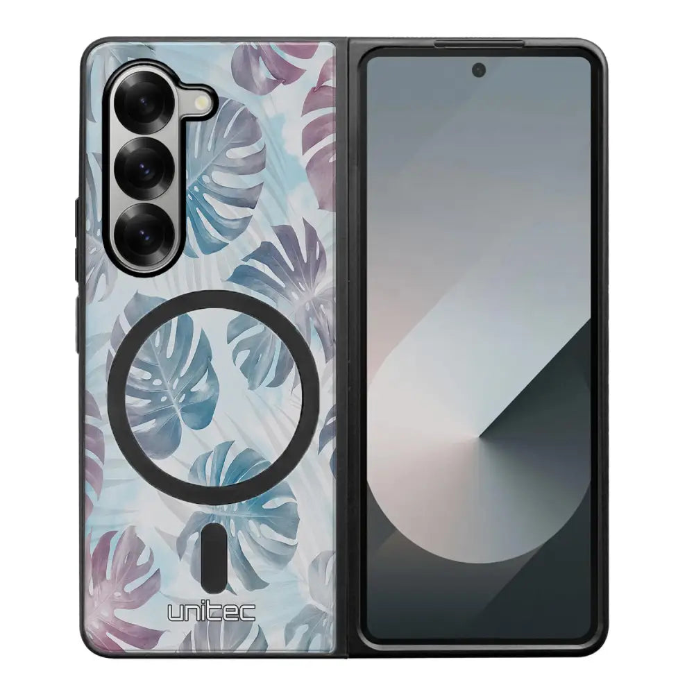 Samsung Galaxy Z Fold 6 kukka suojakuoret - Monstera Texture
