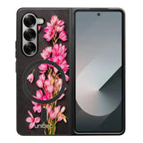 Samsung Galaxy Z Fold 6 kukka suojakuoret - Pink Flowers
