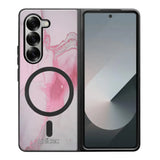 Samsung Galaxy Z Fold 6 marmori suojakuoret - Pink Pok Rie