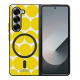 Samsung Galaxy Z Fold 6 pallo suojakuoret - Keltainen Pallo