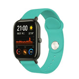 Silikoniranneke 20mm - Vaalean vihreä