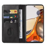 Xiaomi 11T / 11T Pro 5G Lompakko Suojakotelo Musta