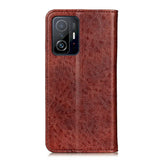 Xiaomi 11T / 11T Pro 5G Unitec Lompakko Suojakotelo Ruskea