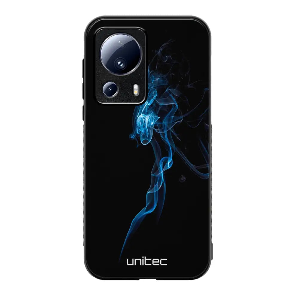 Xiaomi 13 Lite suojakuoret - Blue Smoke On Black - Ei