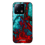 Xiaomi 13 Pro marmori suojakuoret - Blue Red Marble - Ei