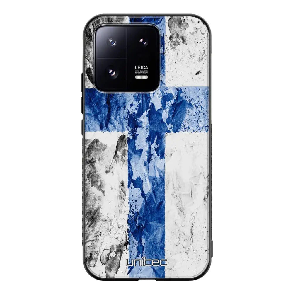 Xiaomi 13 Pro suojakuoret - Painted Finnish Flag - Ei