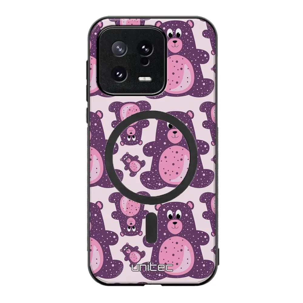 Xiaomi 13 suojakuoret - Purple Teddy Bear