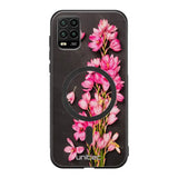 Xiaomi Mi 10 Lite kukka suojakuoret - Pink Flowers