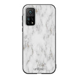 Xiaomi Mi 10T marmori suojakuoret - White Marble - Ei