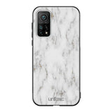 Xiaomi Mi 10T Pro marmori suojakuoret - White Marble - Ei