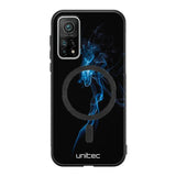 Xiaomi Mi 10T suojakuoret - Blue Smoke On Black