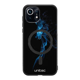 Xiaomi Mi 11 suojakuoret - Blue Smoke On Black