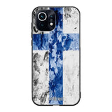 Xiaomi Mi 11 suojakuoret - Painted Finnish Flag - Ei