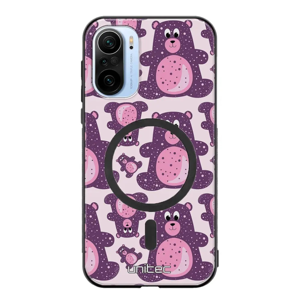 Xiaomi Mi 11i suojakuoret - Purple Teddy Bear