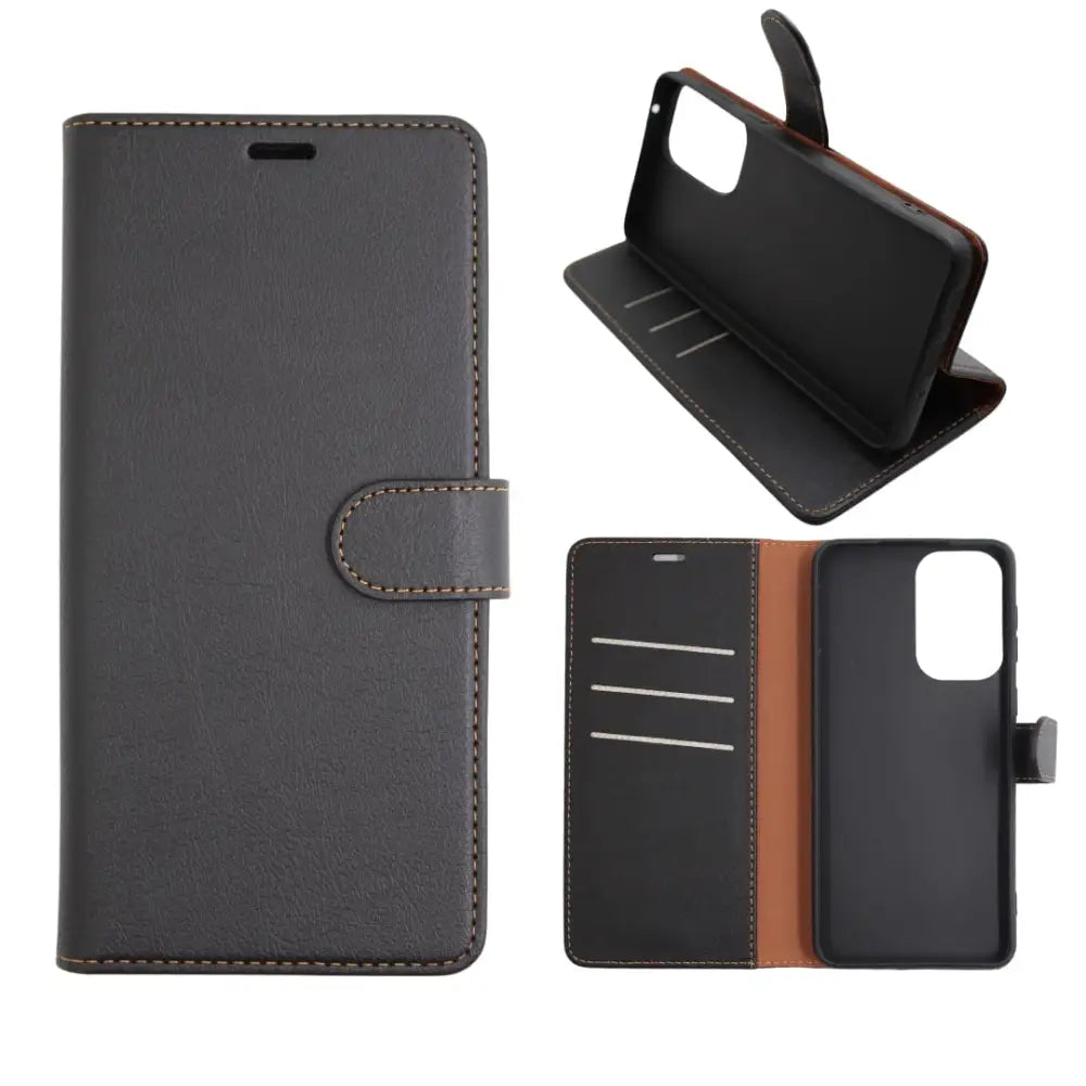 Xiaomi Redmi 12C Lompakko Suojakuori - Musta