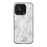 Xiaomi Redmi 12C marmori suojakuoret - White Marble - Ei