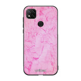 Xiaomi Redmi 9C NFC marmori suojakuoret - Light Pink Marble - Ei