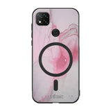 Xiaomi Redmi 9C NFC marmori suojakuoret - Pink Pok Rie