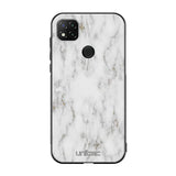 Xiaomi Redmi 9C NFC marmori suojakuoret - White Marble - Ei