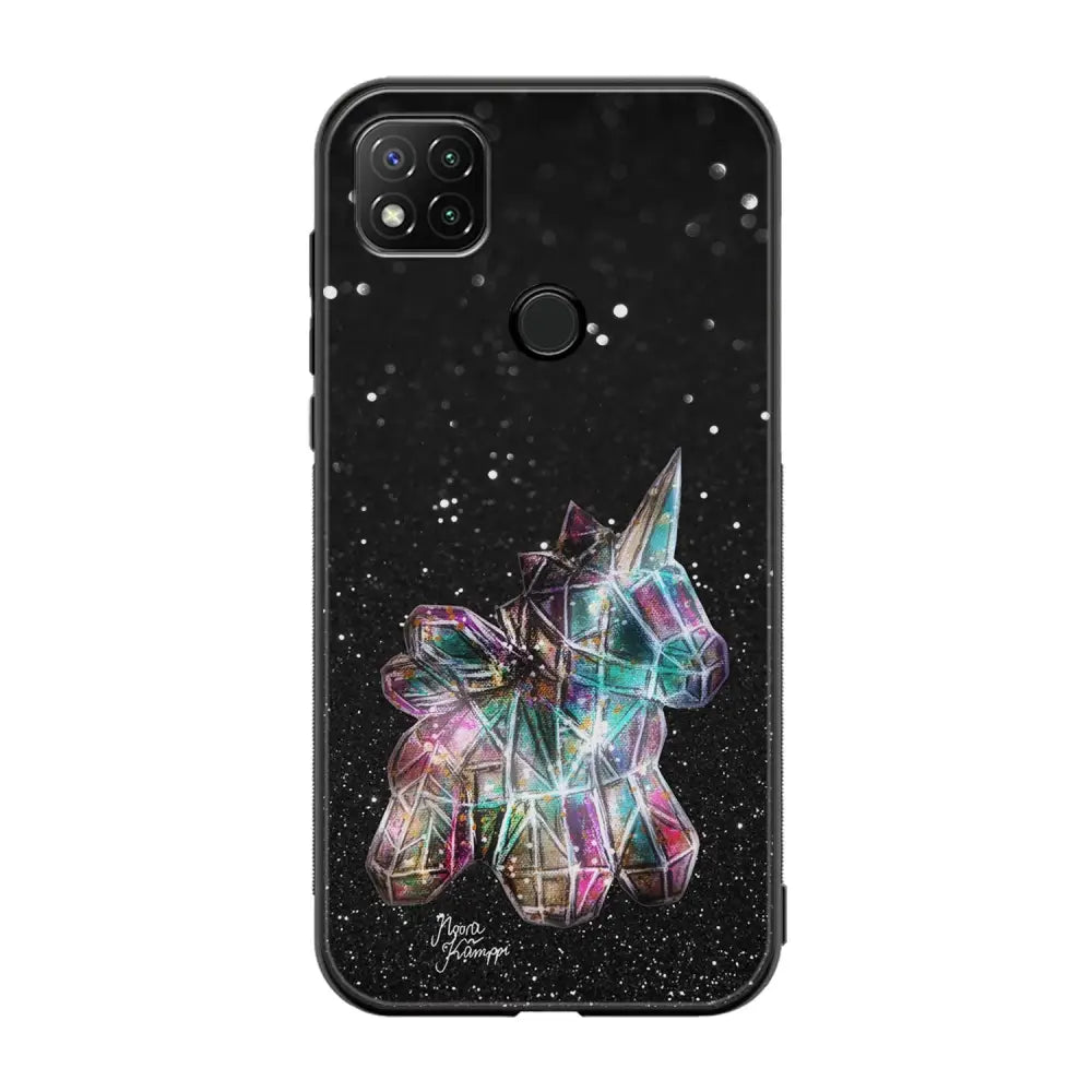 Xiaomi Redmi 9C NFC unicorn suojakuoret - Valkoinen - Noora Kämppi - Ei