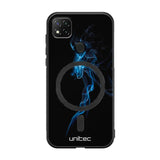 Xiaomi Redmi 9C suojakuoret - Blue Smoke On Black