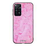 Xiaomi Redmi Note 11 marmori suojakuoret - Light Pink Marble - Ei