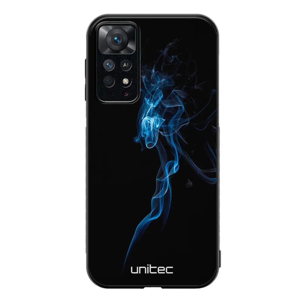 Xiaomi Redmi Note 11 Pro suojakuoret - Blue Smoke On Black - Ei