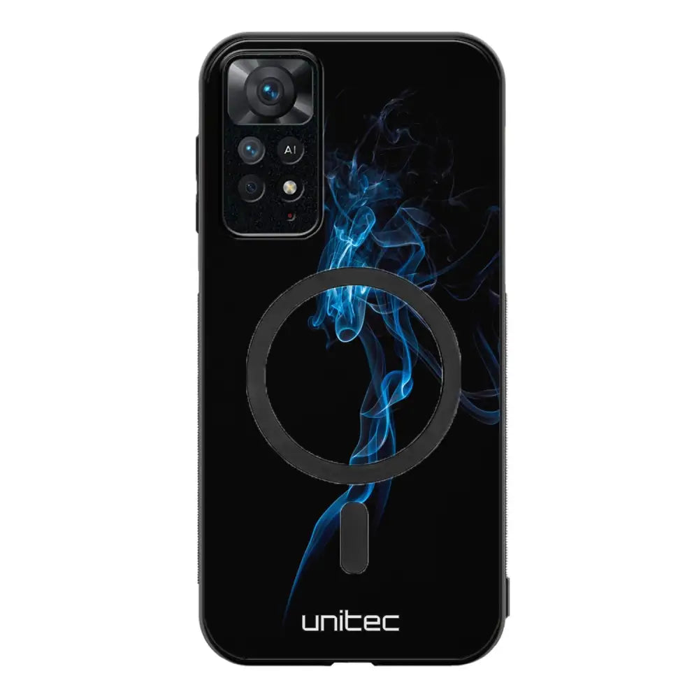 Xiaomi Redmi Note 11 Pro suojakuoret - Blue Smoke On Black