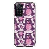 Xiaomi Redmi Note 11 Pro suojakuoret - Purple Teddy Bear - Ei
