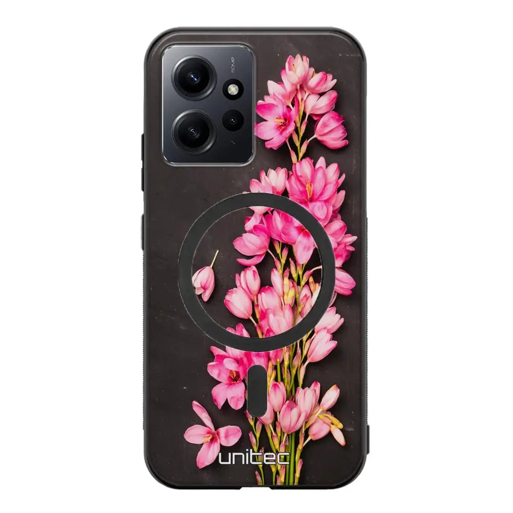 Xiaomi Redmi Note 12 4G kukka suojakuoret - Pink Flowers