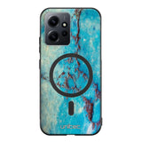 Xiaomi Redmi Note 12 4G marmori suojakuoret - Turquoise Marble