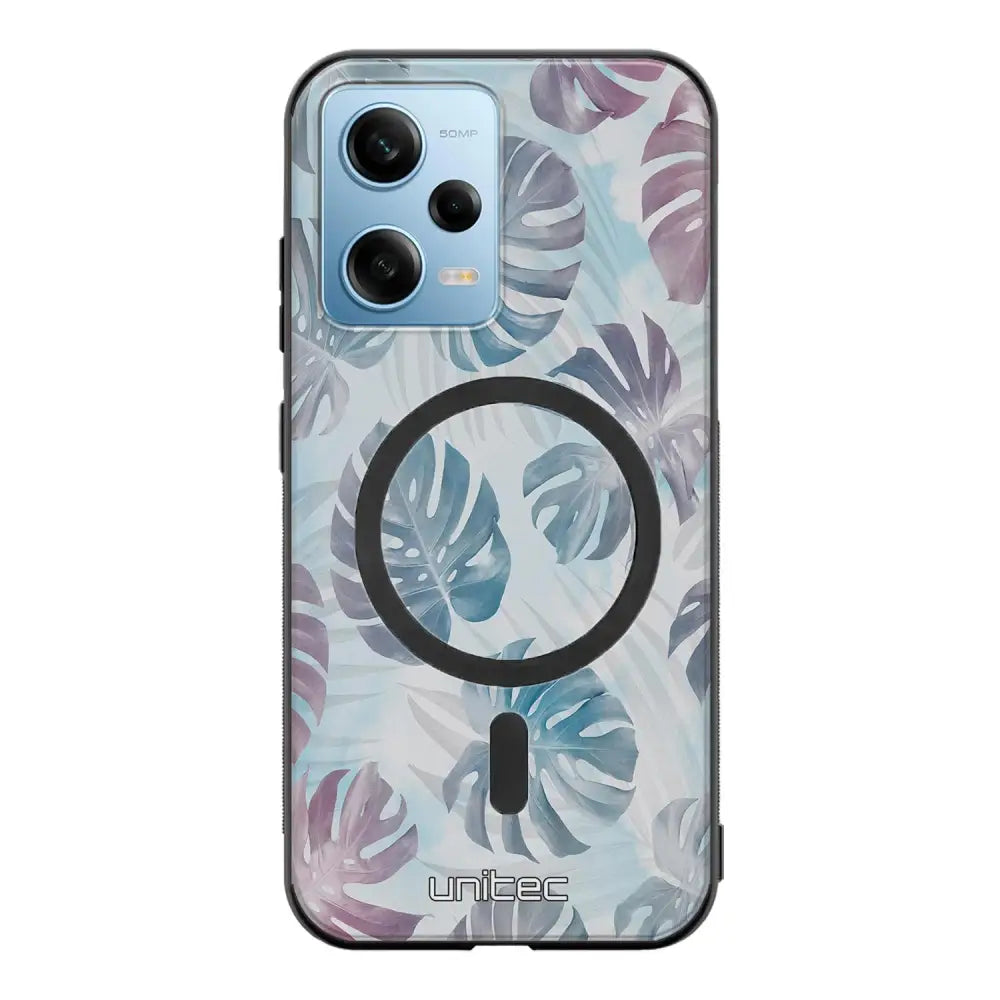 Xiaomi Redmi Note 12 5G kukka suojakuoret - Monstera Texture
