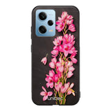 Xiaomi Redmi Note 12 5G kukka suojakuoret - Pink Flowers - Ei